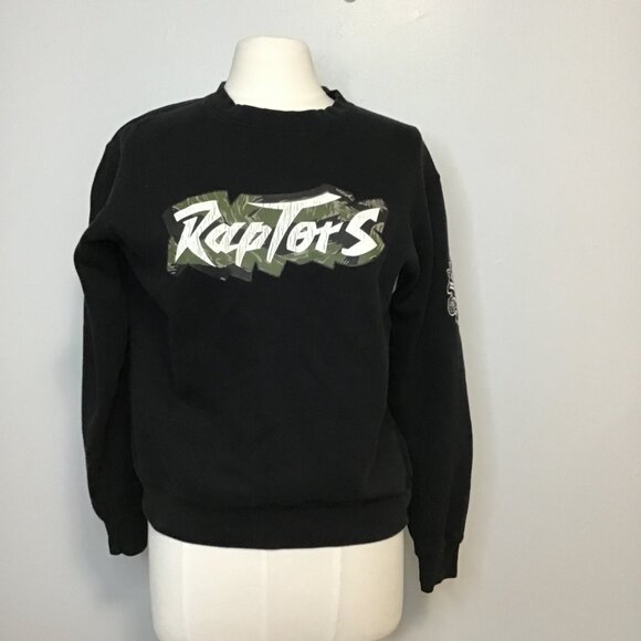 Mitchell & Ness Raptors Jurassic Park Crew Neck Sweatshirt Size S - Picture 1 of 12